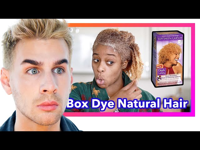 Hairdresser Reacts To People Box Dying Their Natural Hair