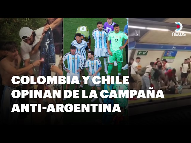 🗣️ Hate campaign against Argentina: Colombia and Chile split on their opinions | DNews