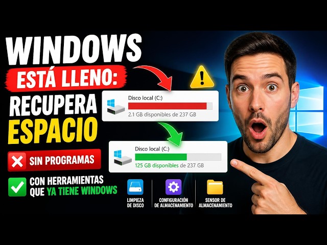 Windows Is Full: Free Up Space WITHOUT Programs—See How Much You Can Reclaim!