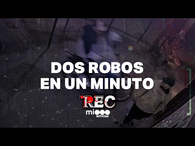 TWO ROBBERIES IN ONE MINUTE - TERROR IN THE STREETS - #REC