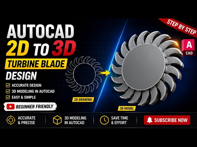 How To Convert 2d To 3d In Autocad | 2D & 3D Autocad 