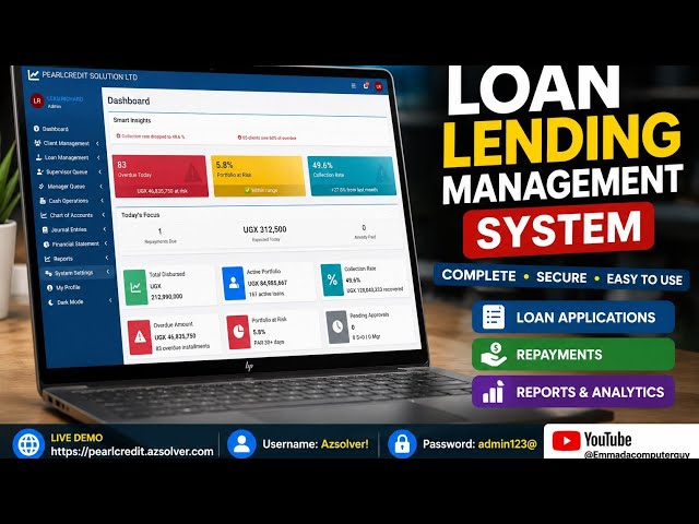 Complete Loan Management System | Microfinance Software Built with CodeIgniter 4