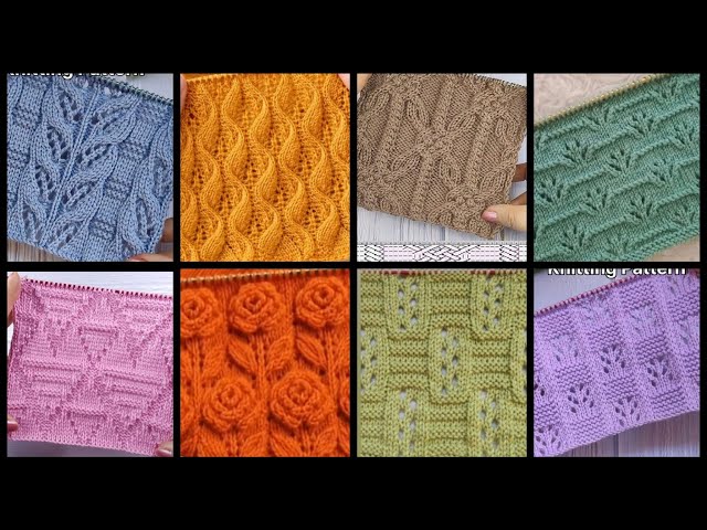 Knitting Pattern for Sweater / Cardigan- Sweater Design //sweater ke border ki design