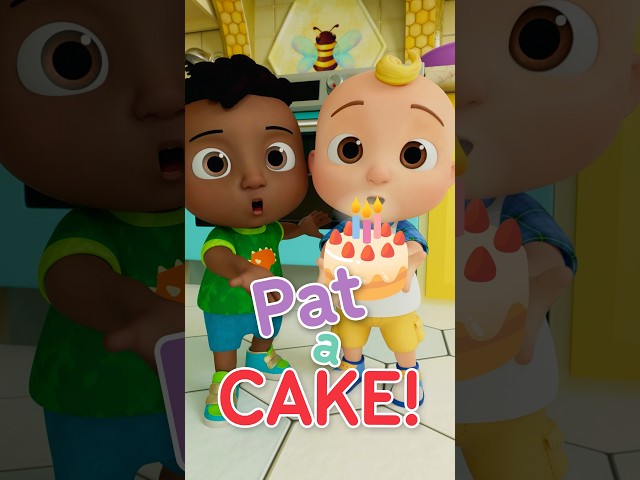 Pat-a-Cake! Sing Along with JJ & Cody 🎂 #cocomelon #kids #shorts