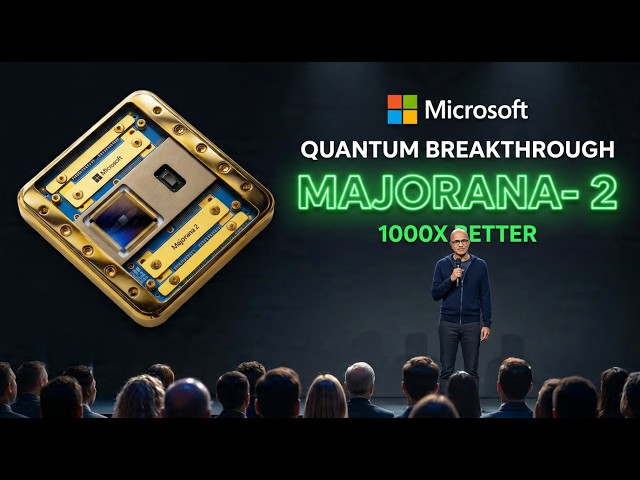 Microsofts New Quantum Breakthrough is 1000X BETTER! - Majorana 2 Explained