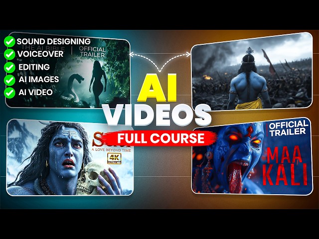 Master in AI Cinematic Trailer | Create Viral Videos with Free AI Tools | AI Video Course