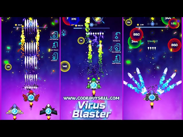 Virus Blaster Shooting Game - Unity Source Code | Reskin Project | Hire Game Developers
