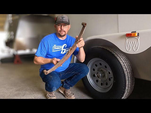 How To Replace Broken Leaf Spring On Your Trailer