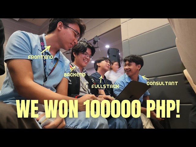 Winning 100 000 PHP at my 4th Hackathon! | eGov2026 Hackathon