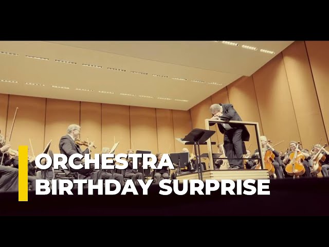 🎂 BIRTHDAY SURPRISE FOR CONDUCTOR - ORCHESTRA | PRANK