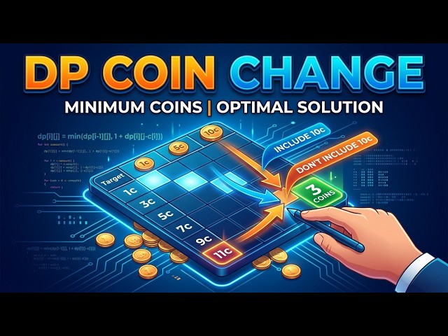 Dp Coin Change |Coin change problem|Dynamic Programming|Bangla Tutorial