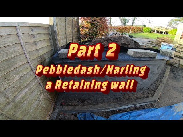 How to Pebbledash/Harl a wall the right way😉