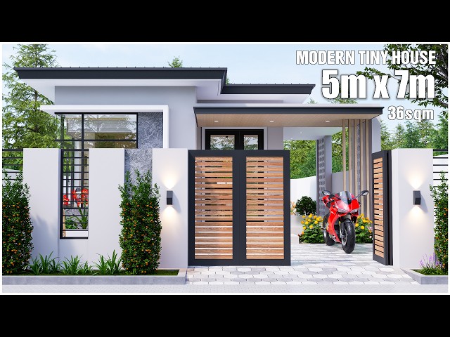 Modern Small House Design | 5 x 7 Meters | Minimalist Living
