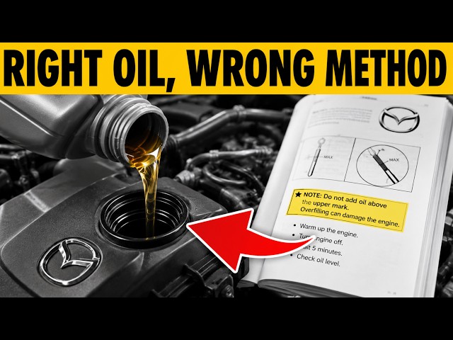 Mazda Owners Are Using The Right Oil Wrong — The Manual Shows The Catch