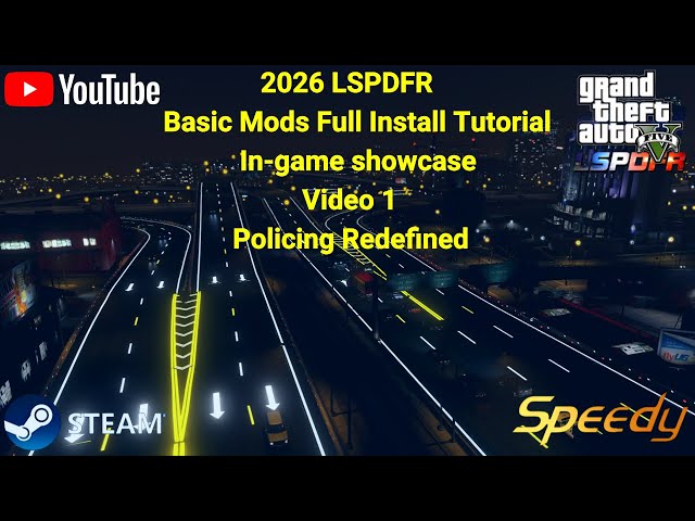2026 LSPDFR FULL BASIC TUTORIAL FOR POLICE REFINDING Video 1