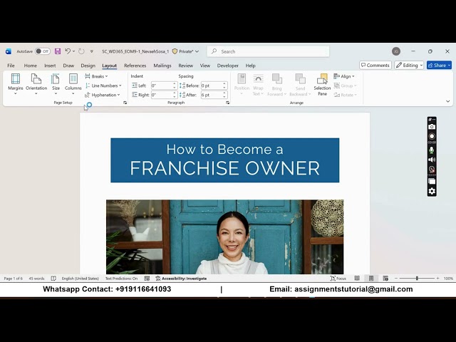 Shelly Cashman Word 365 | Module 9: End of Module Project 1 B&T Finance Services