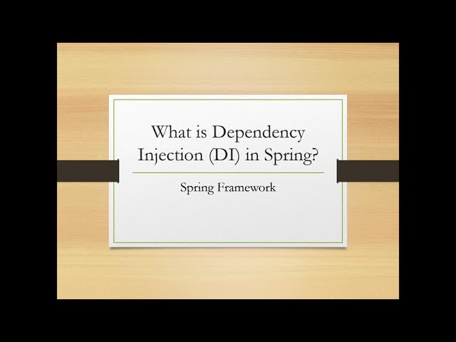 Spring Dependency Injection Explained with Real-Life Example
