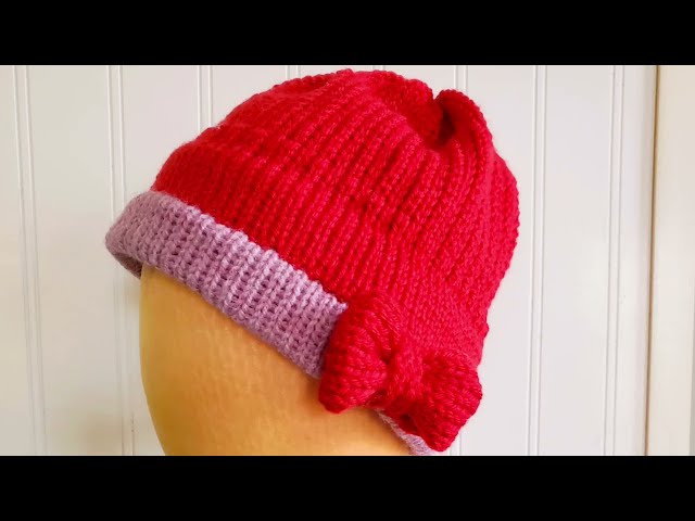Accidental Hat-free machine knitting pattern