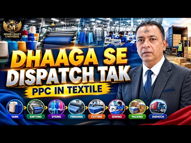 Dhaaga Se Dispatch Tak | PPC in Textile | Episode 2 | Complete Garment Production Guide