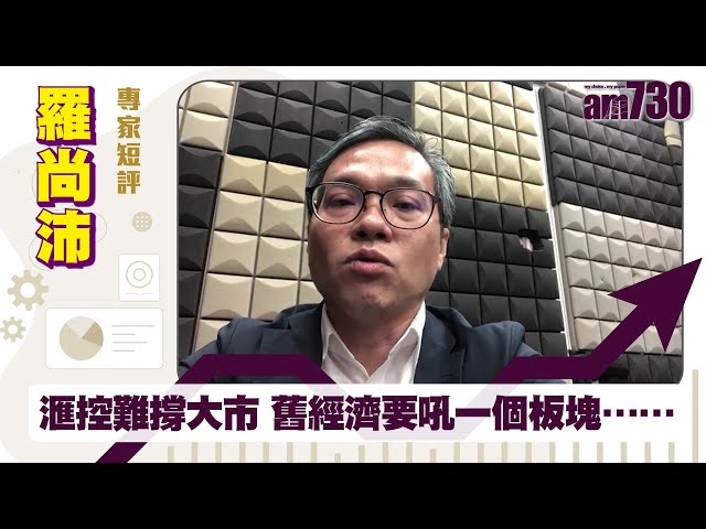 羅尚沛專家短評｜滙控難撐大市 舊經濟要吼一個板塊……