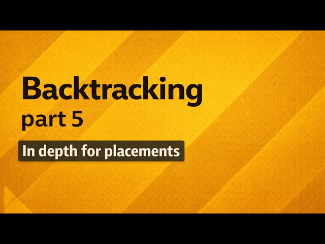 Backtracking Lecture 5 🔥 | Combinations Problem Explained | LeetCode + Recursion Tree