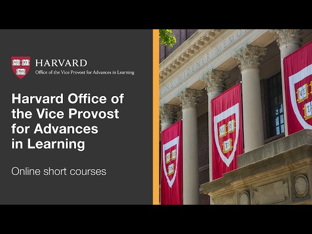 Harvard VPAL Online Courses | Portfolio Trailer