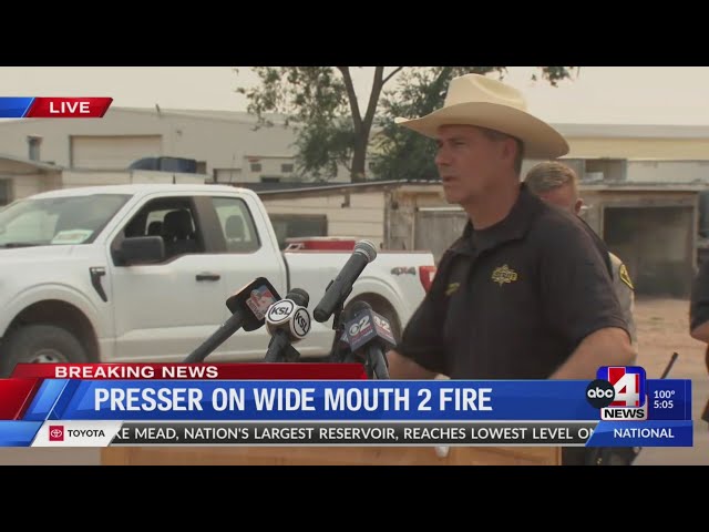 Official speak on Wide Mouth 2 fire behavior, helicopter crash