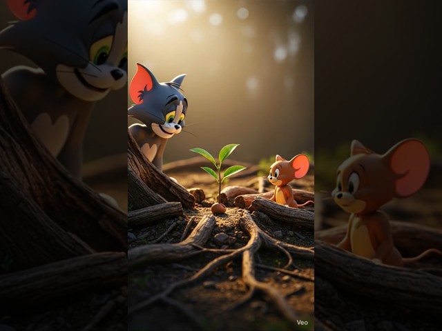 Tom and Jerry tree 😭😱|#ai#viral #shorts#explore #cartoon