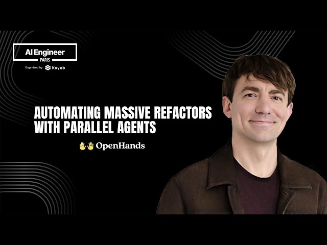 Automating massive refactors with parallel agents - AI Engineer Paris 2025