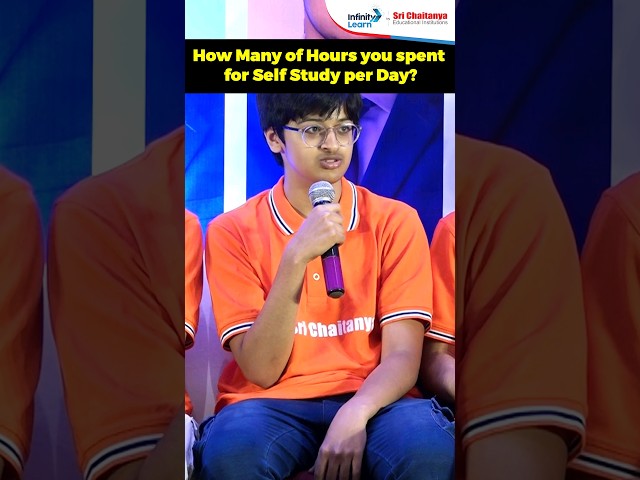 How Many of Hours AIR 9 Spent For Self Study Per Day? | Dhruvin Hemant Doshi | #jeeadvanced2024