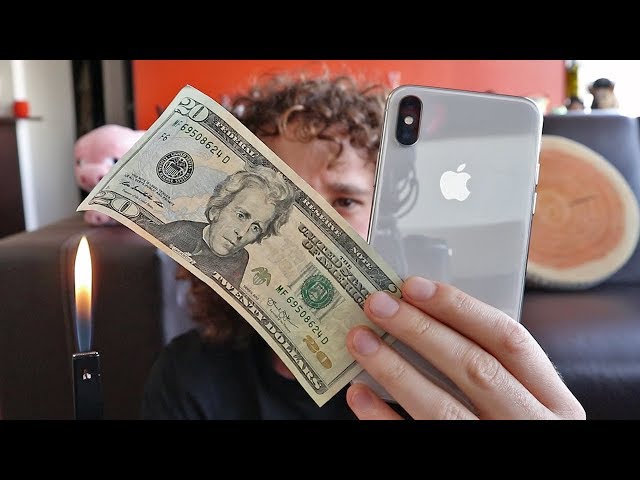 ¿Es mejor comprar un iPhone X o quemar tu dinero?