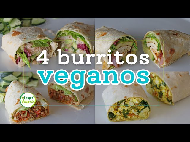 🌯 4 VEGAN BURRITO OPTIONS | For breakfast, lunch, or dinner...