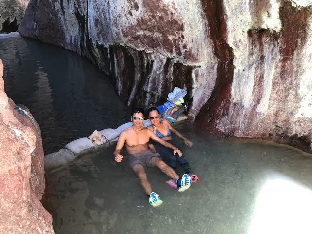 Arizona Hot Springs - 3 miles trail to Colorado River. Fun hike