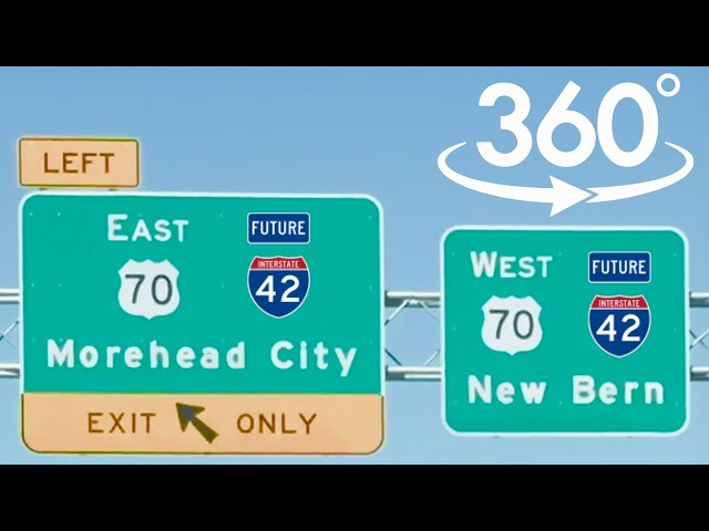 360º Roundtrip View of the Newly-Opened Havelock Bypass (US-70 / Future I-42) - December 20, 2025
