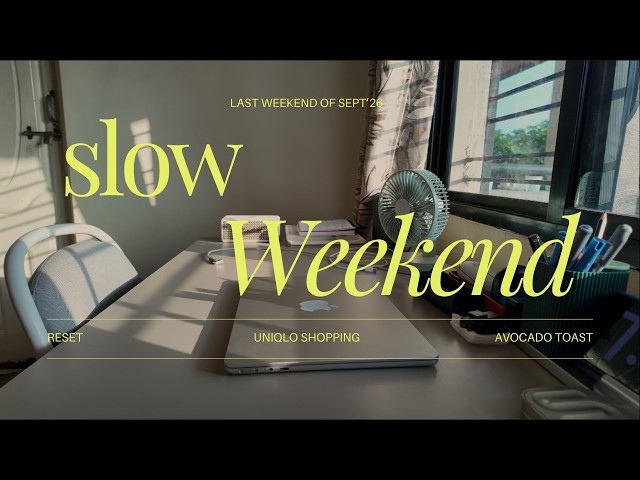 vlog: reset, uniqlo, Avocado toast & weekend.