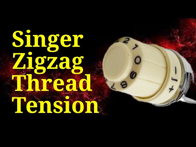 How to Fix Thread Tension Assembly Errors on Singer Zigzag Sewing Machine | English