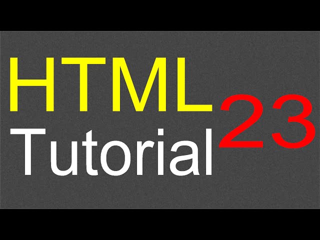 HTML Tutorial for Beginners - 23 - iframe element