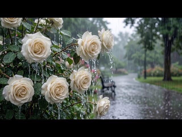 Gentle Garden Rain 🌧️ Soft Rain Sounds for Sleep, Study & Relaxation