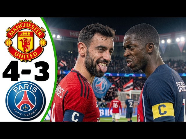 Manchester United vs PSG 4-3 - All Goals & Highlights - 2026