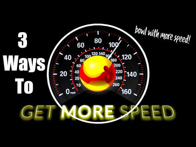 How To Get More Bowling Ball Speed! More Stikes, Higher Average, More Winning!
