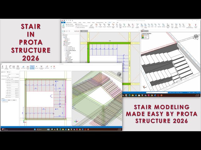 Stair Modeling Made Easy by Prota Structure 2026