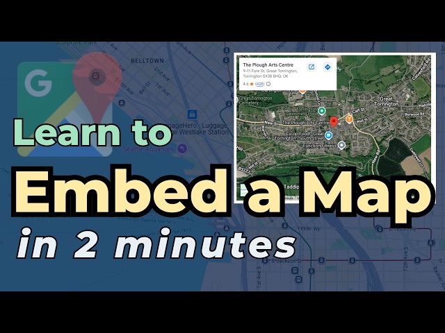 Google Maps - How to Embed/Share a Map to a Website