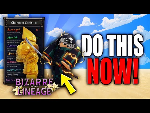Bizarre Lineage BEST STAT DISTRIBUTION Guide (Roblox)