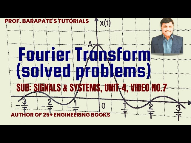 FOURIER TRANSFORM (SOLVED PROBLEMS)
