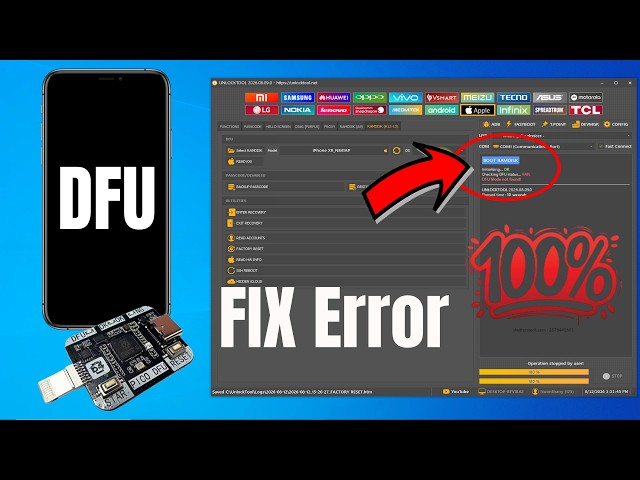 DFU Boot Ramdisk Fail CPU A12 A13 Unlock Tool Solution| Unlock Tool PICO DFU Boot Ramdisk Fail