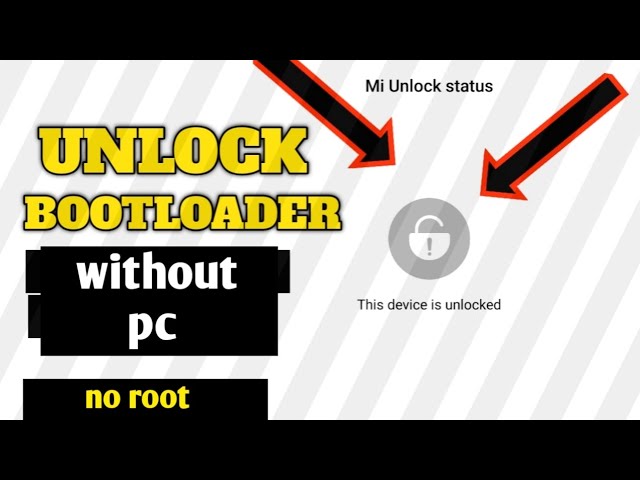Xiaomi Bootloader Unlock No Pc 