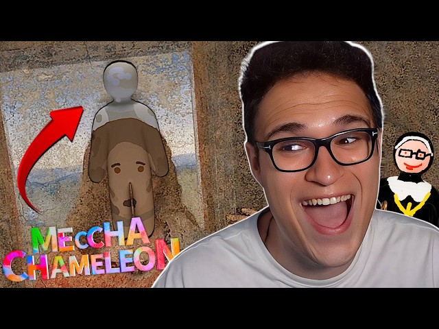 PLAYING HIDE AND SEEK WITH PAINT (it's my first time) 🎨 | Meccha Chameleon