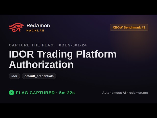 How AI Hacks a Website with IDOR - Full Attack Explained (5-Minute CTF) | RedAmon HackLab