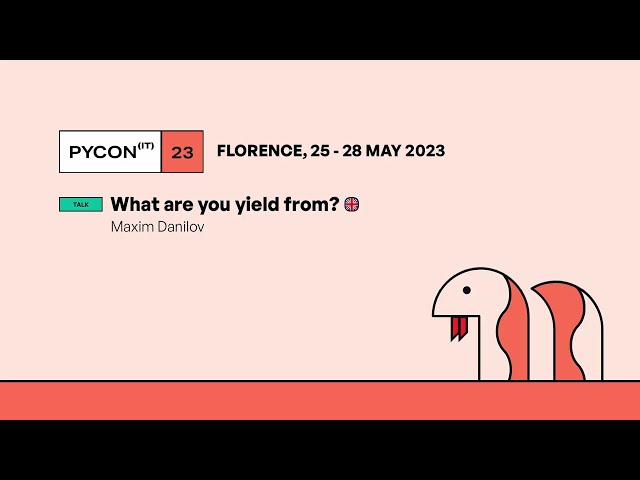 What are you yield from? - Maxim Danilov