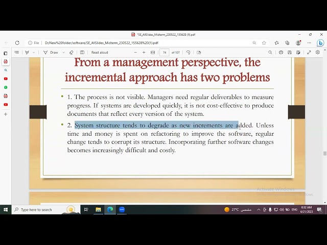 9- Incremental development